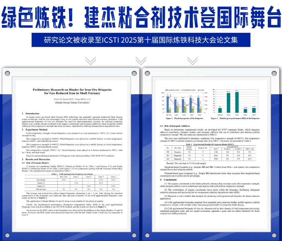 建杰實業(yè)丨冷固鐵礦球團粘結(jié)劑引領(lǐng)綠色煉鐵新方向！